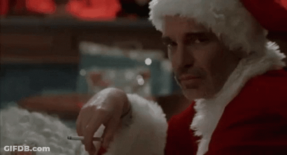 Bad Santa Disappointed Look GIF