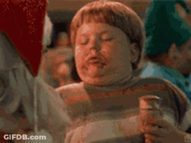 Bad Santa Kid Felt Sick GIF