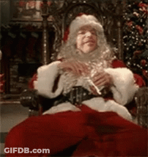 Bad Santa Late Night Drink GIF