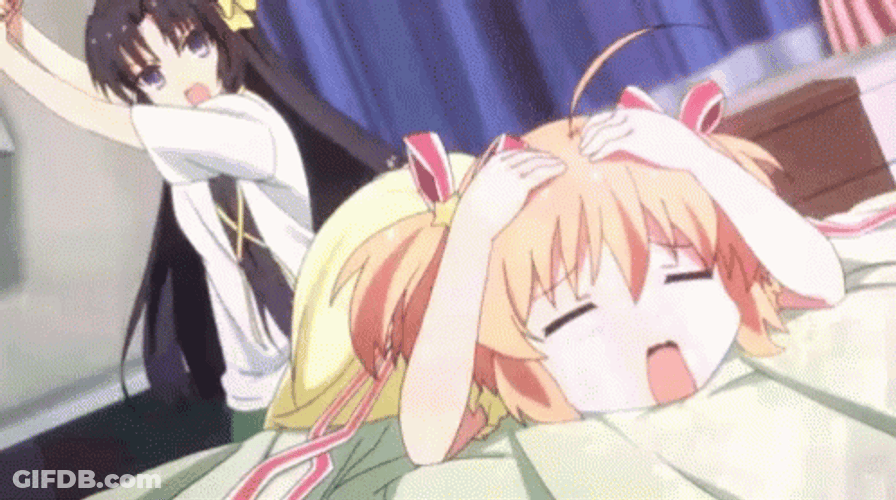 Bad Sister Anime Slap GIF