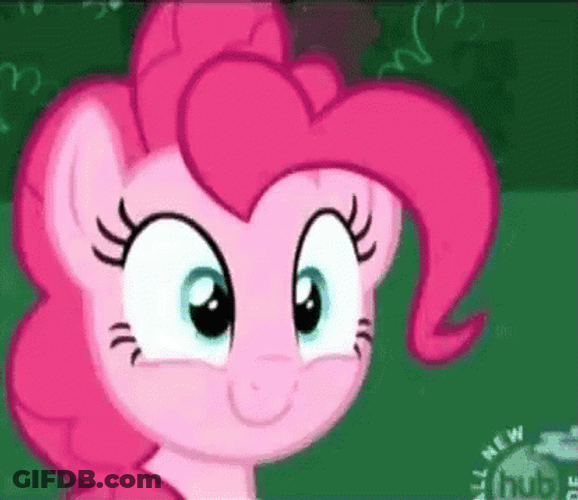 Baffled Pinkie Pie GIF