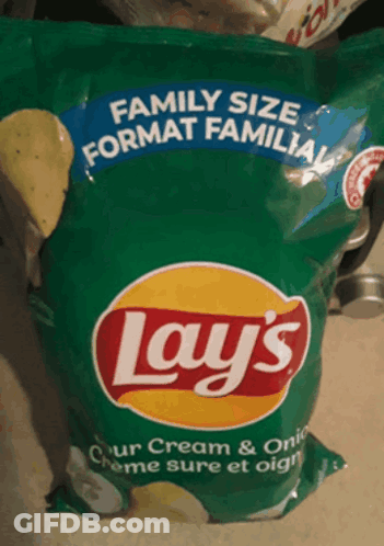 Bag Of Lay's Potato Chips GIF