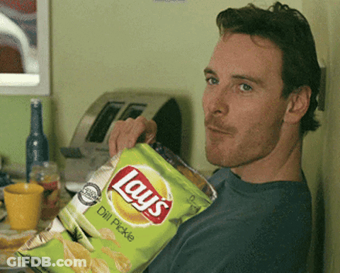 Bag Of Lays Fries N Gravy Potatoes Sauce GIF