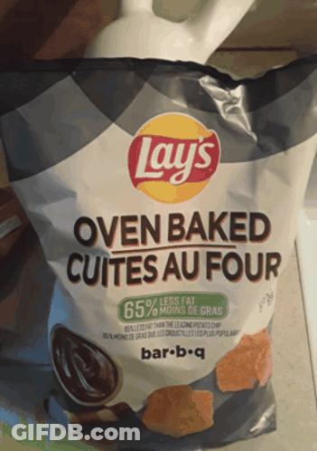 Bag Of Oven Baked Cuits Au Four Chips GIF