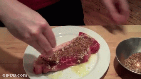 Bag Of Q-Swiper Cleaning Wipes On Grill GIF