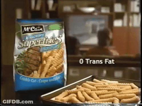 Bag Of Superfries Next To Fries GIF
