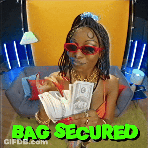 Bag Secured Cha Ching GIF