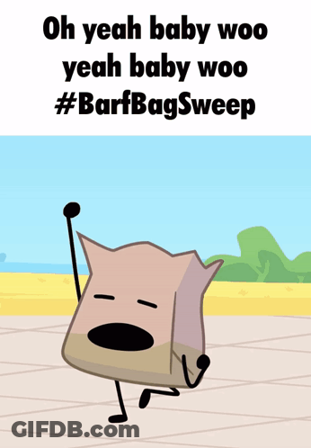 Bag With Oh Yeah Baby Woo GIF