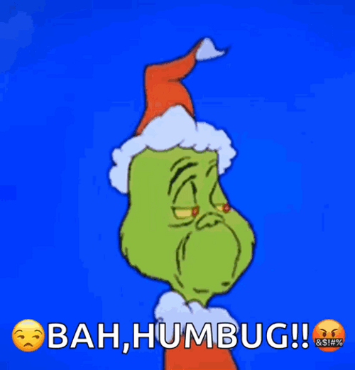 Bah Humbug Animated The Grinch GIF