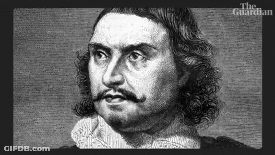 Bah Humbug Black And White Medieval Poster GIF