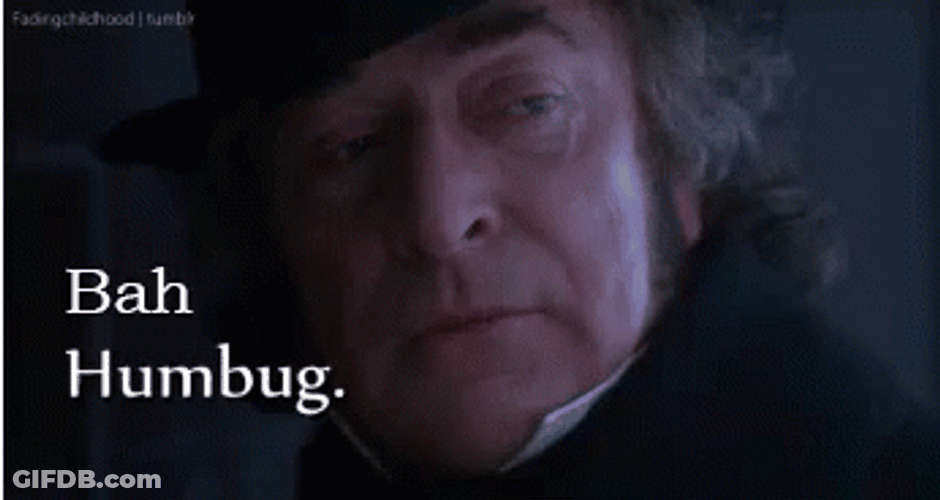 Bah Humbug David Caine Christmas Carol GIF