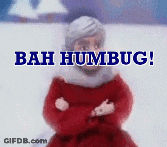 Bah Humbug Drummer Boy Walking Out GIF