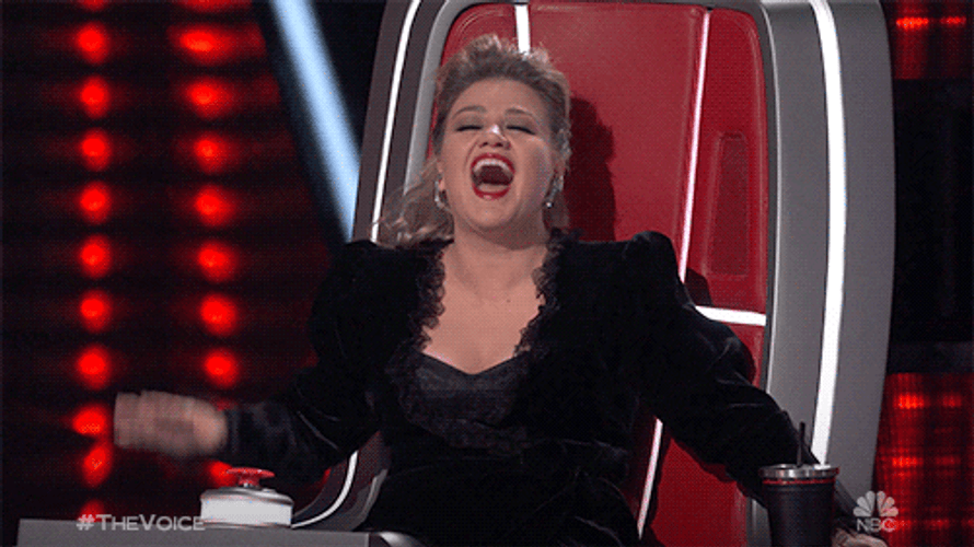 Bahahaha Kelly Clarkson Laughing GIF