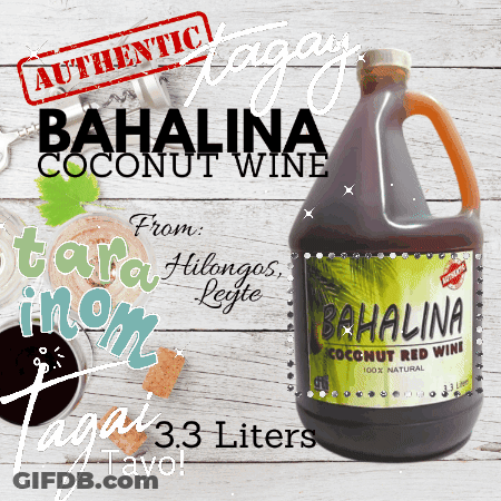Bahalina Coconut Wine Bottle GIF