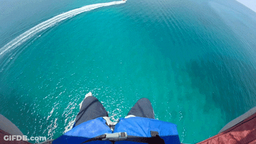 Bahamas Parasailing GIF