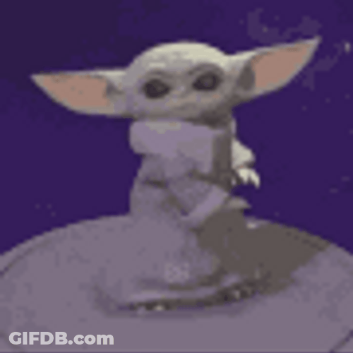 Bailando Dancing Baby Yoda Cute GIF