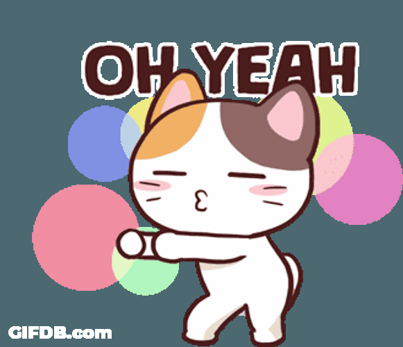 Bailando Dancing Cat Oh Yeah GIF