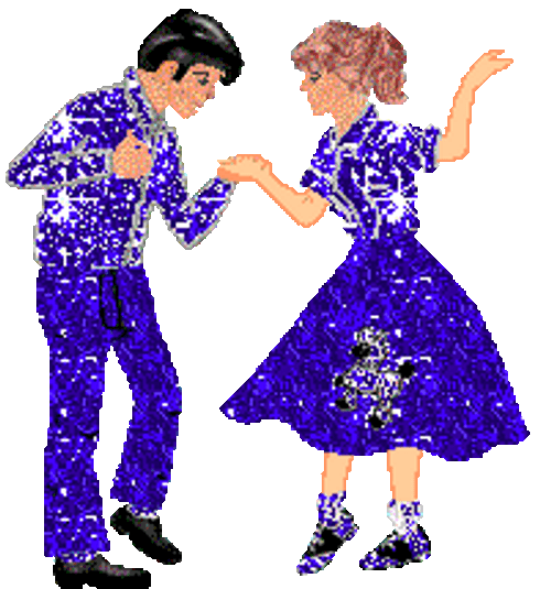 Bailando Dancing Dancing Couple Glittering GIF
