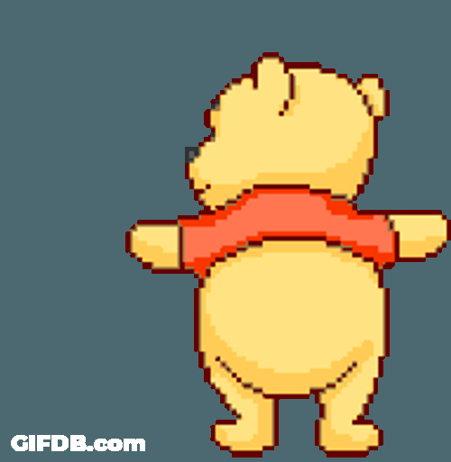 Bailando Dancing Winnie The Pooh GIF