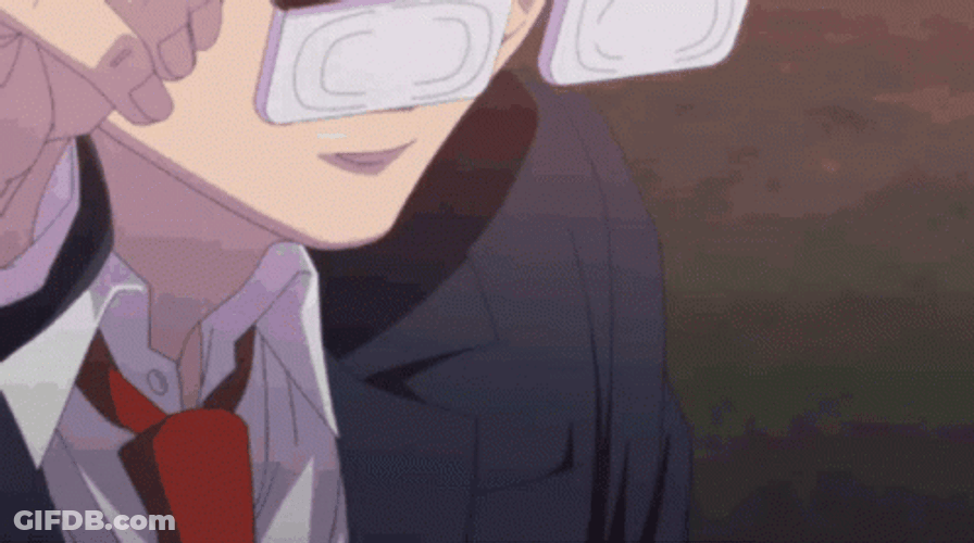 Baji Removing His Glasses GIF