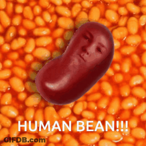 Baked Beans With Human Bean Image GIF