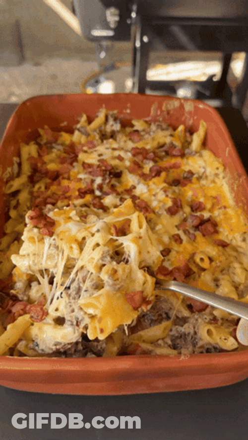Baked Mac N Cheese GIF