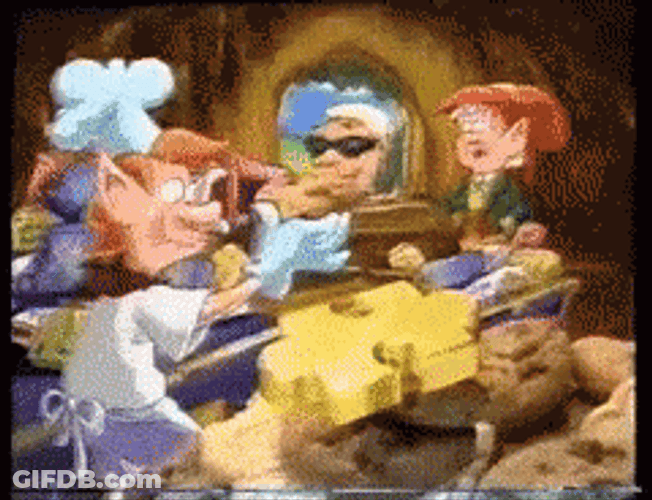 Baker Elf Running GIF