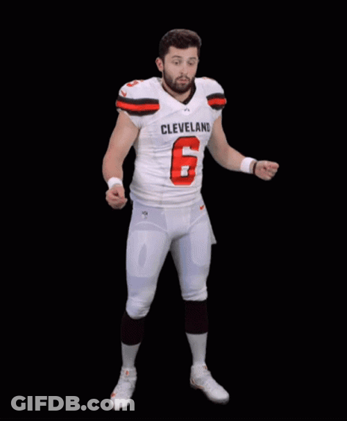 Baker Mayfield Cleveland Football Dancing GIF