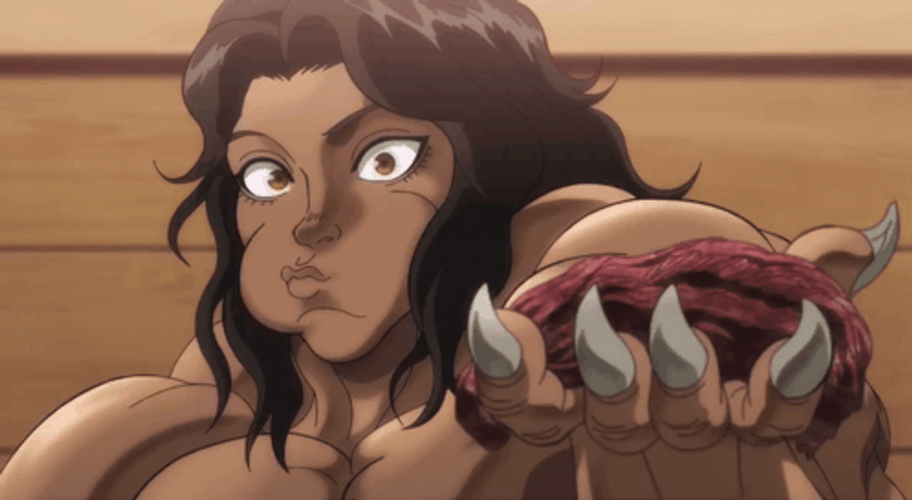 Baki Hanma Eating Chewing GIF