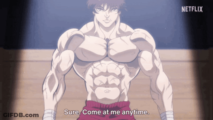 Baki Hanma Fight Whenever You're Ready GIF