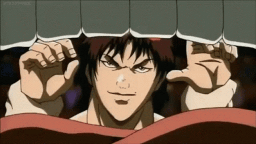 Baki Hanma Mouth Opens GIF