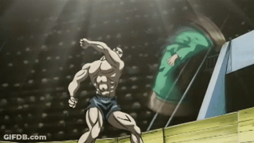 Baki Hanma Versus Enemy GIF