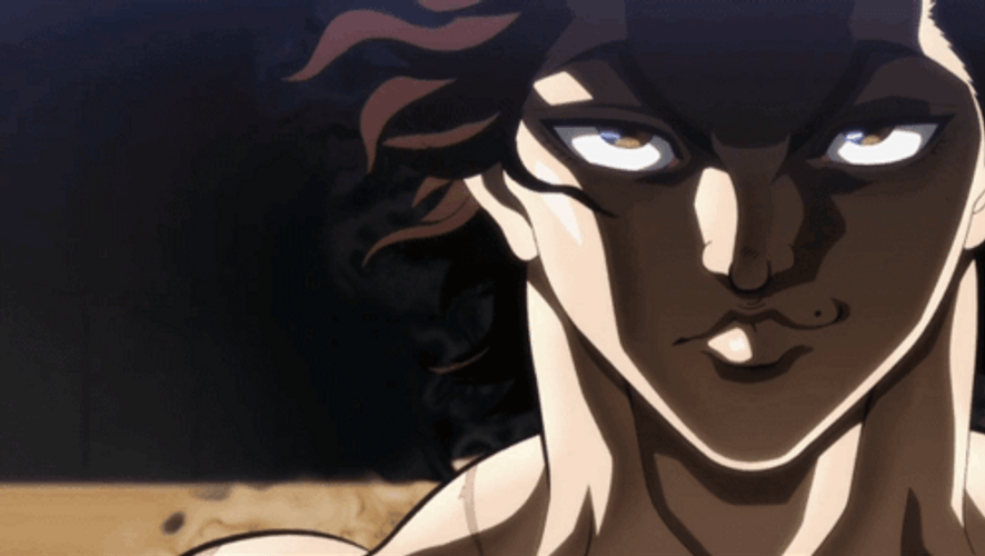 Baki Hanma Versus Ohma GIF
