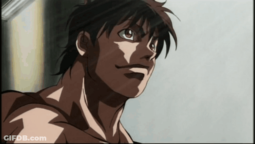 Baki Hanma Walk GIF