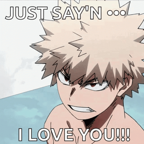 Bakugou I Love You GIF