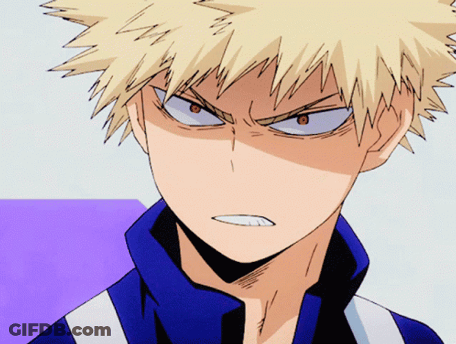 Bakugou Kacchan Mad Glare GIF