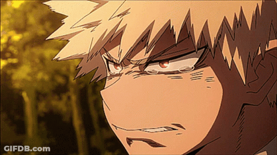 Bakugou Sad Crying GIF