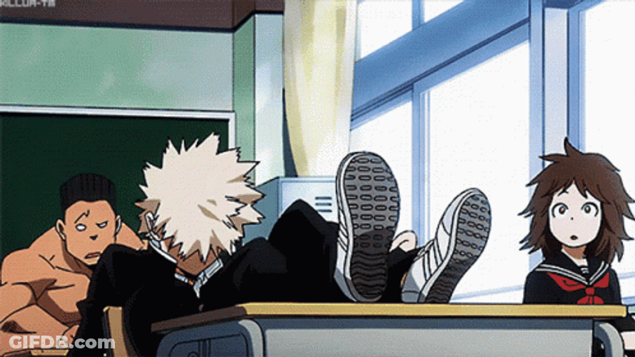 Bakugou Show Off GIF