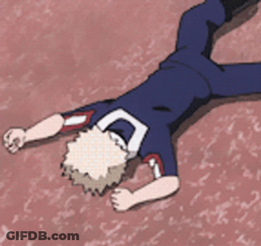 Bakugou Whining & Crying GIF