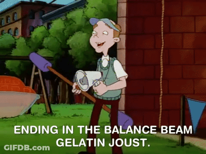 Balance Beam Hey Arnold Animation GIF