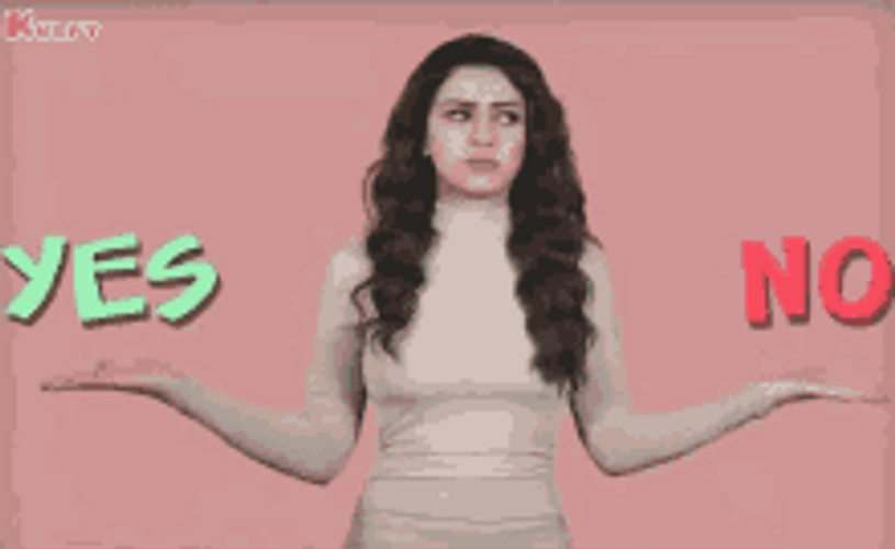 Balancing Yes No GIF