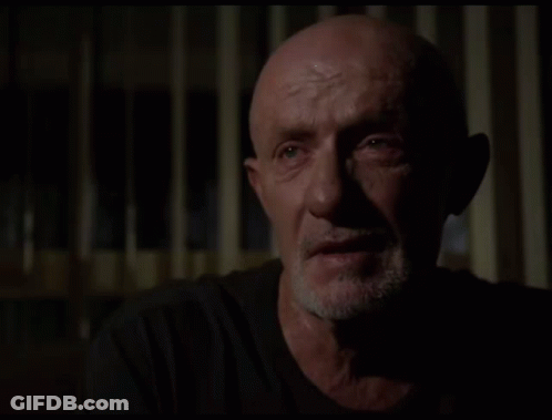 Bald Bearded Man In Black Shirt GIF