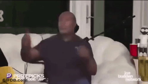 Bald Bearded Man Making Face GIF