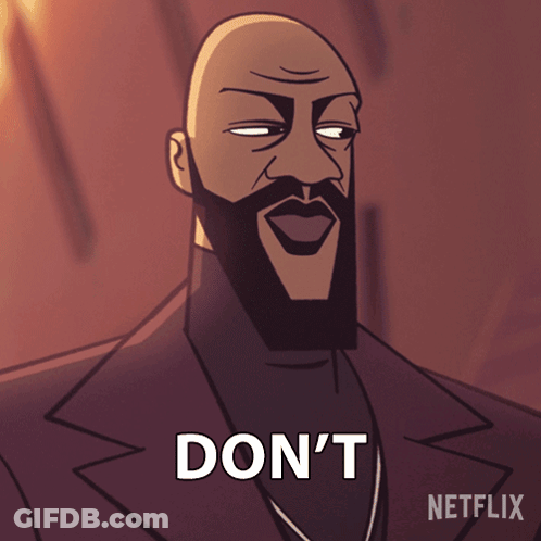Bald Bearded Man Says Look Back GIF
