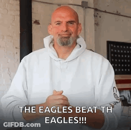 Bald Bearded Man White Hoodie Making Funny Face GIF