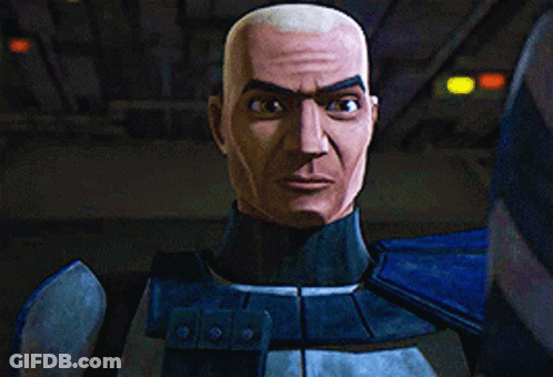 Bald Cartoon Character Saluting GIF
