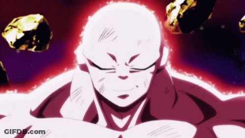 Bald Cartoon Character Surrounded By Rocks GIF