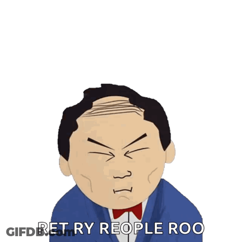 Bald Cartoon Man Ret Ry Reople Roo GIF