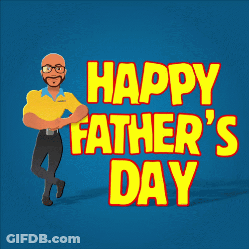 Bald Guy Animation Funny Fathers Day GIF