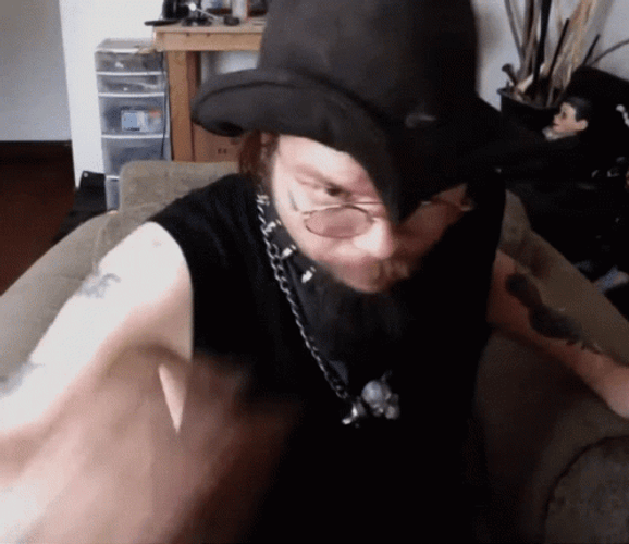 Bald Guy Crypt Keeper GIF
